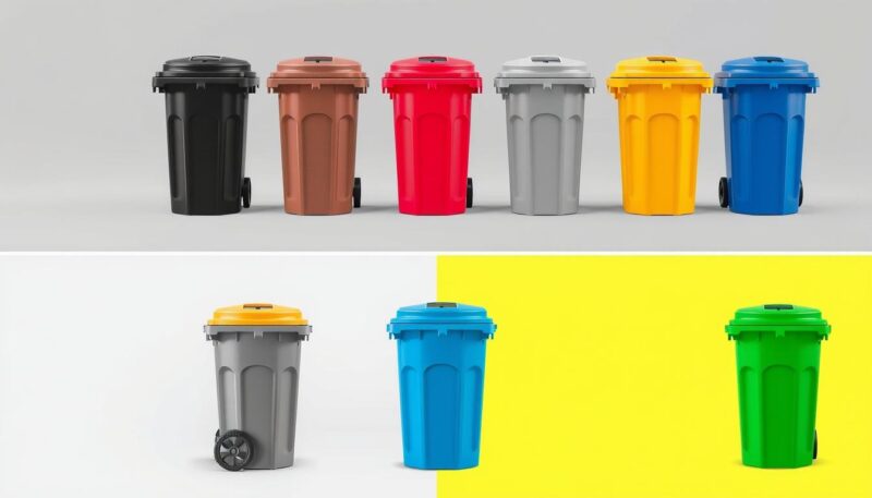 kante za otpatke u bojama kante za otpatke u bojama
